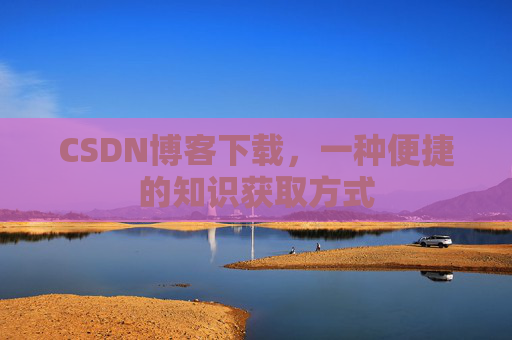CSDN博客下载，一种便捷的知识获取方式